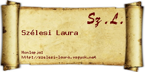 Szélesi Laura névjegykártya